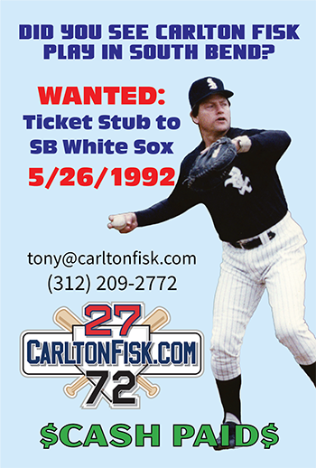 Fisk Search for 5-26-92 Ticket Stub