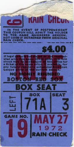 Game #36 (May 27, 1972)