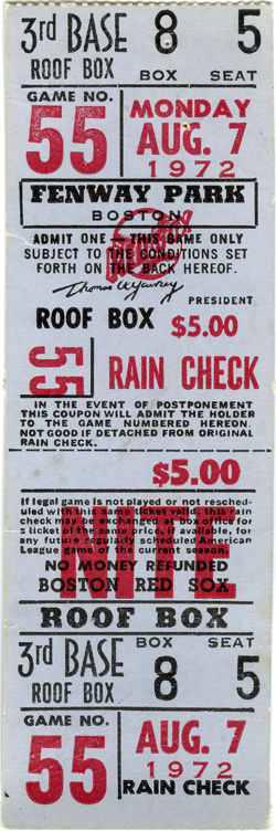 Game #99 (Aug 7, 1972)
