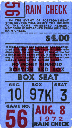 Game #100 (Aug 8, 1972)