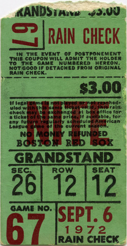 Game #122 (Sep 6, 1972)