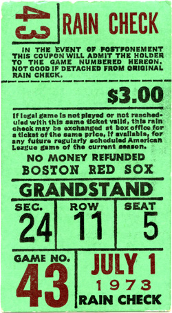 Game #213 (Jul 1, 1973)