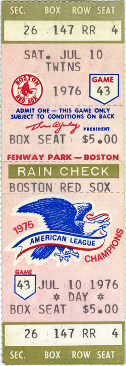 Game #485 (Jul 10, 1976)