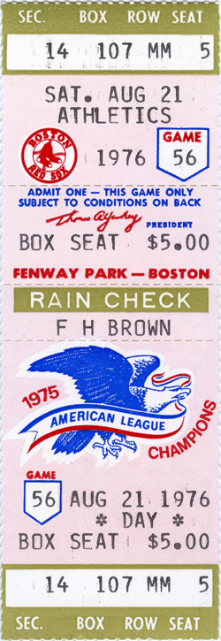 Game #511 (Aug 21, 1976)