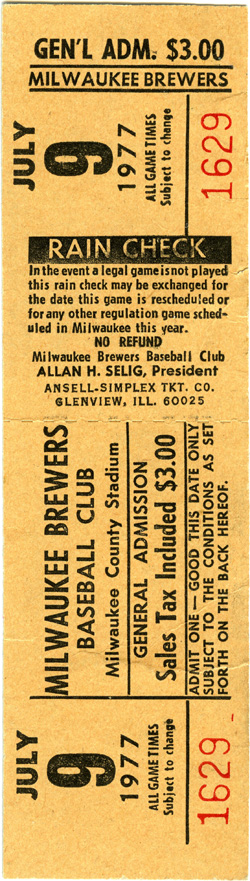 Game #623 (Jul 9, 1977)