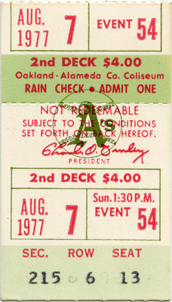 Game #650 (Aug 7, 1977)