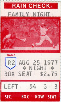 Game #666 (Aug 25, 1977)