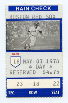 Game #725 (May 7, 1978)