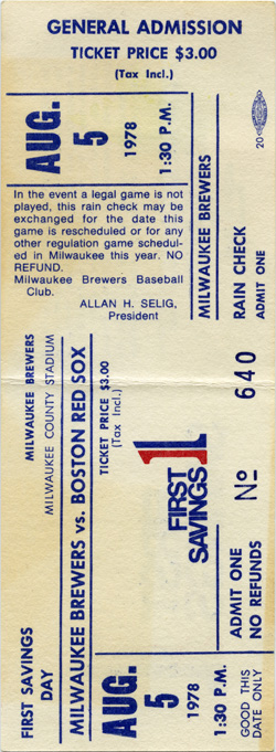 Game #801 (Aug 5, 1978)