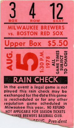Game #801 (Aug 5, 1978)