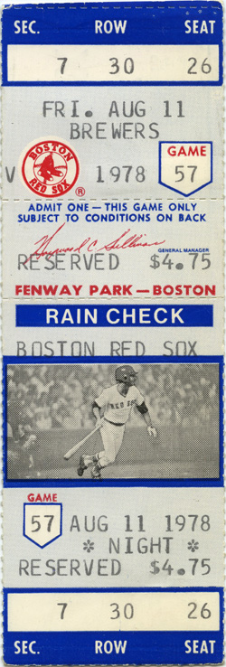 Game #806 (Aug 11, 1978)