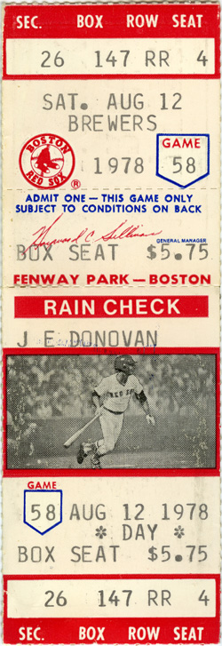 Game #807 (Aug 12, 1978)