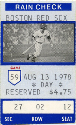 Game #809 (Aug 13, 1978)