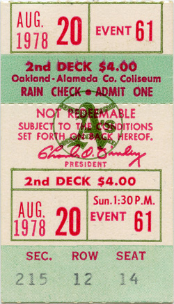 Game #816 (Aug 20, 1978)