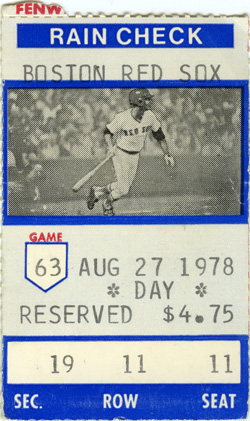 Game #821 (Aug 27, 1978)