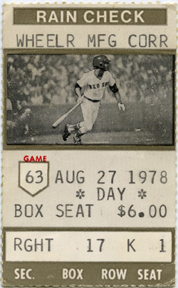 Game #821 (Aug 27, 1978)