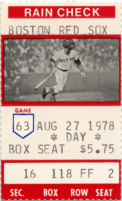 Game #821 (Aug 27, 1978)
