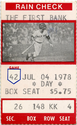 Game #832 (Sep 7, 1978)