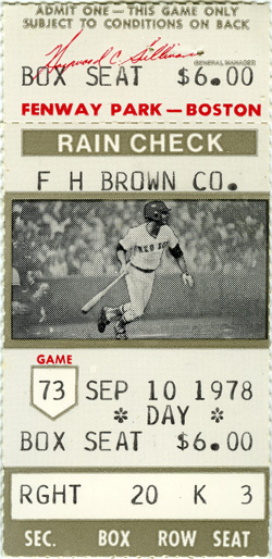 Game #835 (Sep 10, 1978)