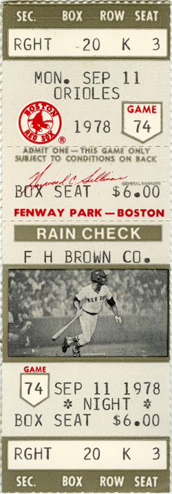 Game #836 (Sep 11, 1978)