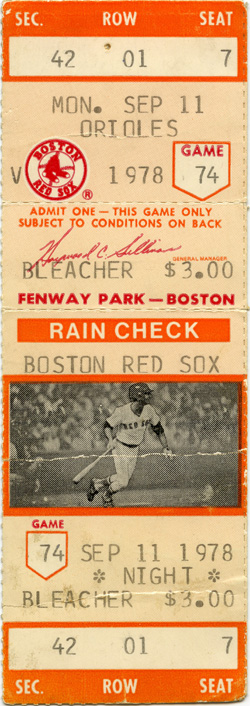 Game #836 (Sep 11, 1978)