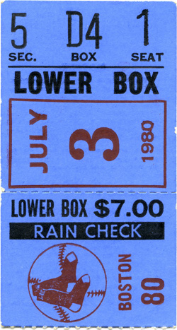 Game #1001 (Jul 3, 1980)
