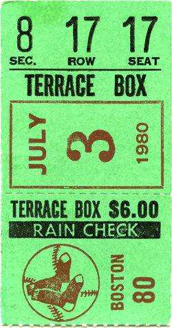 Game #1001 (Jul 3, 1980)