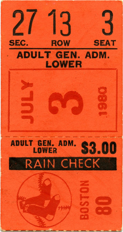 Game #1001 (Jul 3, 1980)