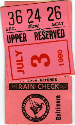 Game #1001 (Jul 3, 1980)