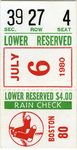 Game #1004 (Jul 6, 1980)