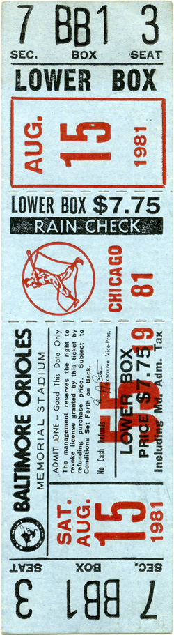 Game #1130 (Aug 15, 1981)