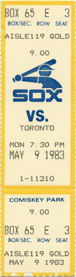 Game #1331 (May 9, 1983)