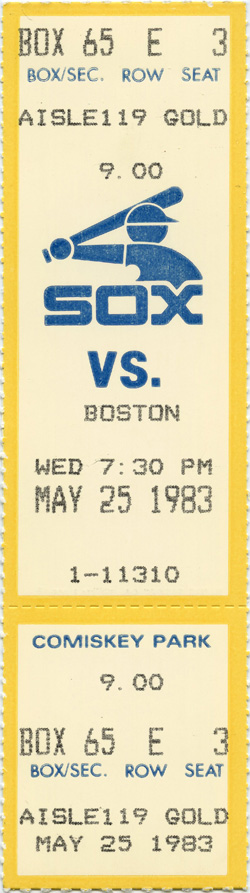 Game #1342 (May 25, 1983)