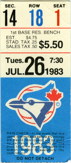 Game #1392 (Jul 26, 1983)