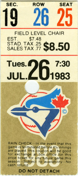Game #1393 (Jul 26, 1983)