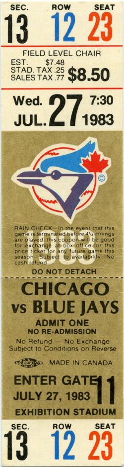 Game #1394 (Jul 27, 1983)