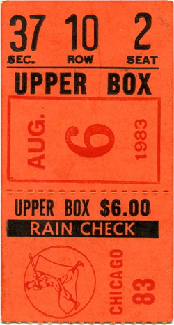 Game #1403 (Aug 6, 1983)