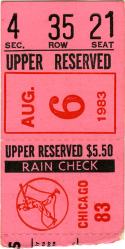 Game #1403 (Aug 6, 1983)