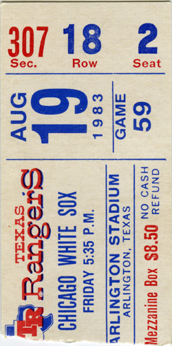 Game #1413 (Aug 19, 1983)