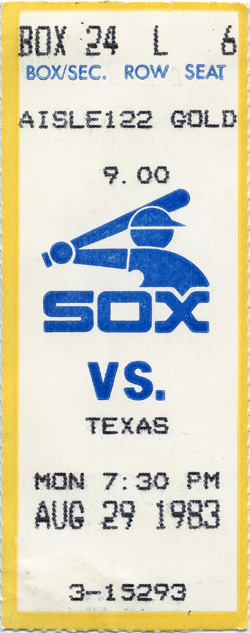 Game #1421 (Aug 29, 1983)