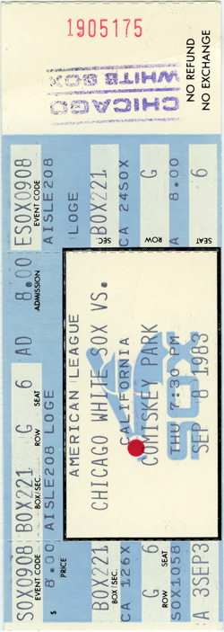 Game #1430 (Sep 8, 1983)