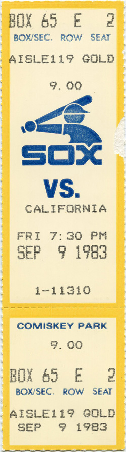 Game #1431 (Sep 9, 1983)