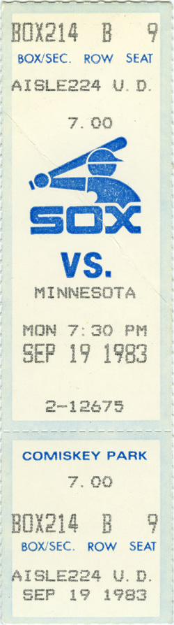 Game #1438 (Sep 19, 1983)