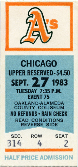 Game #1443 (Sep 27, 1983)
