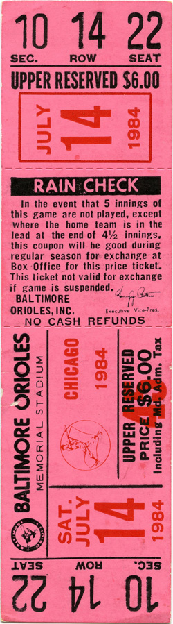Game #1496 (Jul 14, 1984)