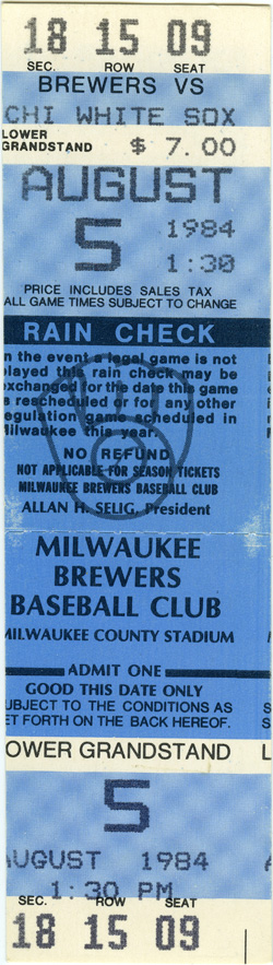 Game #1513 (Aug 5, 1984)
