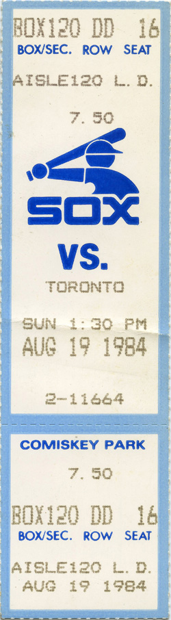 Game #1525 (Aug 19, 1984)
