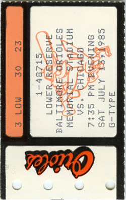 Game #1625 (Jul 13, 1985)