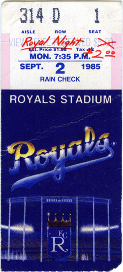 Game #1670 (Sep 2, 1985)