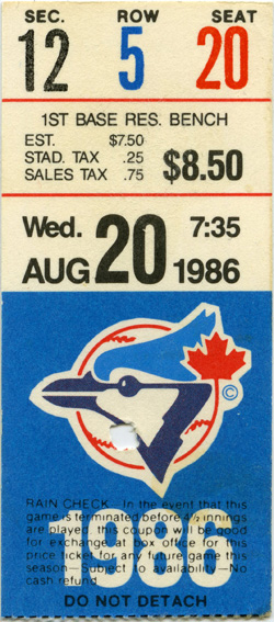 Game #1804 (Aug 20, 1986)